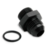 -8AN Male to 3/4"-16 O-ring Port Black Anodized. Available for Any Plumbing Situation And Many Custom Applications.