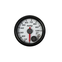 Analog Style Oil Pressure Gauge White 2-1/16" Oil Pressure 10-100 psi- logo