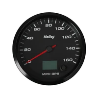 Analog Style Speedometer Black Face, 4-1/2" 160 MPH GPS Speedometer with Odometer