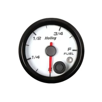 Analog Style Fuel Level Gauge White Face 2-1/16" Fuel Level Gauge- logo