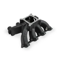 Single Plane Split-Design Race Intake Manifold- GM LS1/LS2/LS6- Black