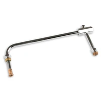 Fuel Line Fuel Line Chrome For Model 4150 Carburetor 5/8-18 inverted flare inlet. 9.460" center to center.