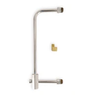 Fuel Line Fuel Line Chrome For Model 4160 Carburetor 5/8-18 inverted flare inlet. 8-21/32" center to center.