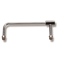 Fuel Line Fuel Line Chrome For Model 4500 & Dominator Carburetor 5/8"-18 inverted flare inlet.