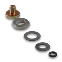 Needle And Seat Hardware Kit - Gold Gold Needle & Seat adjusting nut & lock screw