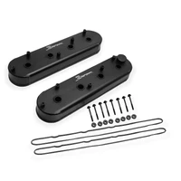Sniper Valve Cover - Fabricated Aluminum Satin Black (GM LS Engines)
