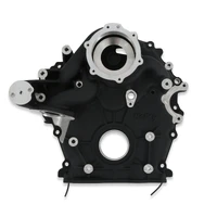 Timing Cover - Ford 7.3L Godzilla - Black Fits Ford 7.3L Godzilla High-Mount Accessory Drive System - Pan Only