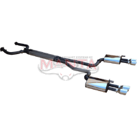 Dual 2.5in Cat Back System with 3.5in Tips (Commodore VE/VF 06-17)