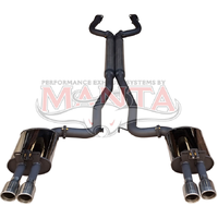 Dual 3in Cat Back System with 3.5in Tips (Commodore VE/VF 06-17)