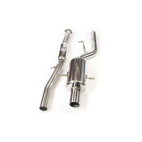 G200 Cat Back Exhaust w/SS Rolled Tip (Forester XT SG 03-08)