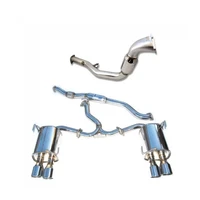 Q300 Turbo Back Exhaust - Polished Tips (WRX 11-14 Sedan/STi 11-20)