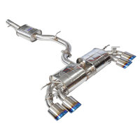 R400 Valved Cat Back Exhaust w/Oval Ti Tips (Golf R Mk7 12-20)