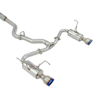 R400 Cat Back Exhaust w/Ti Tips (WRX 08-10 Sedan/Forester XT 08-18)