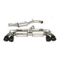 R400 "Signature Edition" Valved Cat Back Exhaust w/Round Black Tips (Golf R Mk8 19-21)