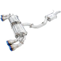 R400 Valved Cat Back Exhaust w/Round Ti Tips (Golf R Mk8 22-24)