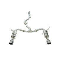 R400 Cat Back Exhaust w/ SS Straight Cut Tips (WRX Wagon VB 22+)