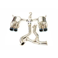 Q300 Cat Back Exhaust w/Ti Rolled Tips (WRX Sedan VB 22+)
