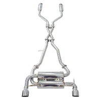 Gemini Cat Back Exhaust - Black Straight Cut Tips (Z 400Z RZ34 23+)