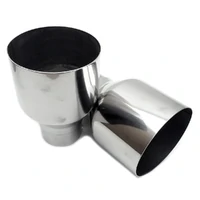 Replacement Clamp On Tip - Straight Cut Polished Stainless (Skyline V35/36)