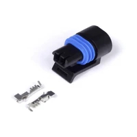 Plug and Pins Only - Delphi 2 Pin GM style Coolant Temp Connector - Black