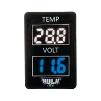 Temp & Voltmeter OE RPL White & Blue LED (Late Toyota)