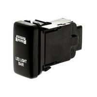 Light Bar Push Button Switch - Amber (Hilux/Landcruiser 100 Series 98-13)