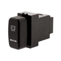 Beacon Push Button Switch - Amber (Pajero/Triton 02-15)