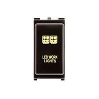 Work Light Push Button Switch- Amber (Pathfinder/Navara 05-18)
