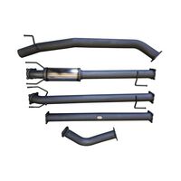 Stainless Steel Exhaust Kit w/Muffler Delete (Hilux GUN Series 15+)