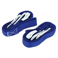2Pcs Motorcycle Tie Down Strap Cambuckle Steel 500Kg Load