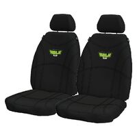 Universal Neoprene Seat Cover Black Fronts