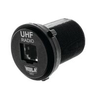 RJ45 UHF Radio Socket Round Universal 29mm Dia