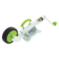 6" Standard Jockey Wheel 350Kg Solid Rubbr Wheel Swivel U-Blt