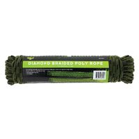 Rope 30M Olive/Blk Extra Strong Working Load 66Kg