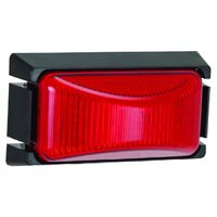 LED Rear End Outline Marker Lamp Red 12/24V Black Base