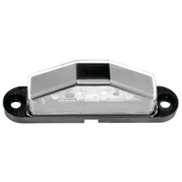 LED Licence Plate Lamp 10-30V Triangular Blk Hsng 300mm Lead