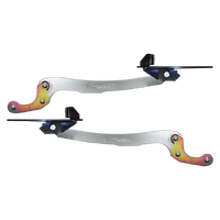 Hyperflex Radius Arms With Drop Boxes Suitable - 2-3 Inch 50-75mm Castor Correction - Pair (Patrol GQ/GU)