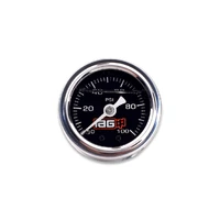0-100 PSI Liquid Filled Fuel Pressure Gauge - Black Face (FXT 04-13/STI 04+)