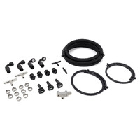 Braided Fuel Line & Fitting Kit for Top Feed Fuel Rails & OEM FPR (WRX 08-14/LGT 10-14)