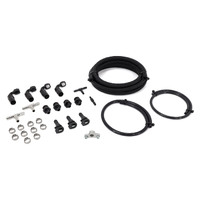 Braided Fuel Line & Fitting Kit for Top Feed Fuel Rails & OEM FPR (LGT 08-09)