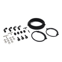 Braided Fuel Line & Fitting Kit for Top Feed Fuel Rails & OEM FPR (STI 04-06)