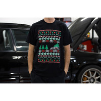 Men's Ugly Christmas Black T-Shirt