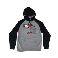 Men's Closed Deck Black and Gray Hoodie