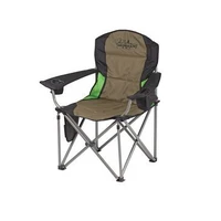 Deluxe Soft Arm Camp Chair - 150kg Rated