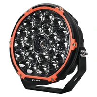9" Round Slimline Laser LED Driving Light Kit 9 - 36 Volt 152 Watt