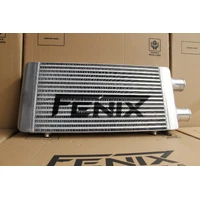 Bar & Plate Intercooler - Core Size 300x550x76mm. 2.5" Outlets Same Side