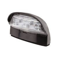 LED Licence Plate Lamp 10-30V Black Housing 500mm Lead LP67