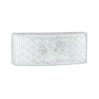 LED Marker Lamp White 12/24V 3M Tape Base 400mm Lead