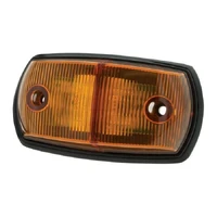 LED Side Marker Lamp Amber 9-33V Black Base 0.5M Cable