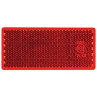 Pkt 20 Red Reflector 3M Self Adhesive Mounting Base 70 X 30 X 6mm